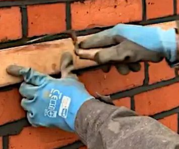 Repointing brickwork